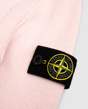 Stone Island Children's pink sweater with wool and cashmere K2S165100002S00M1