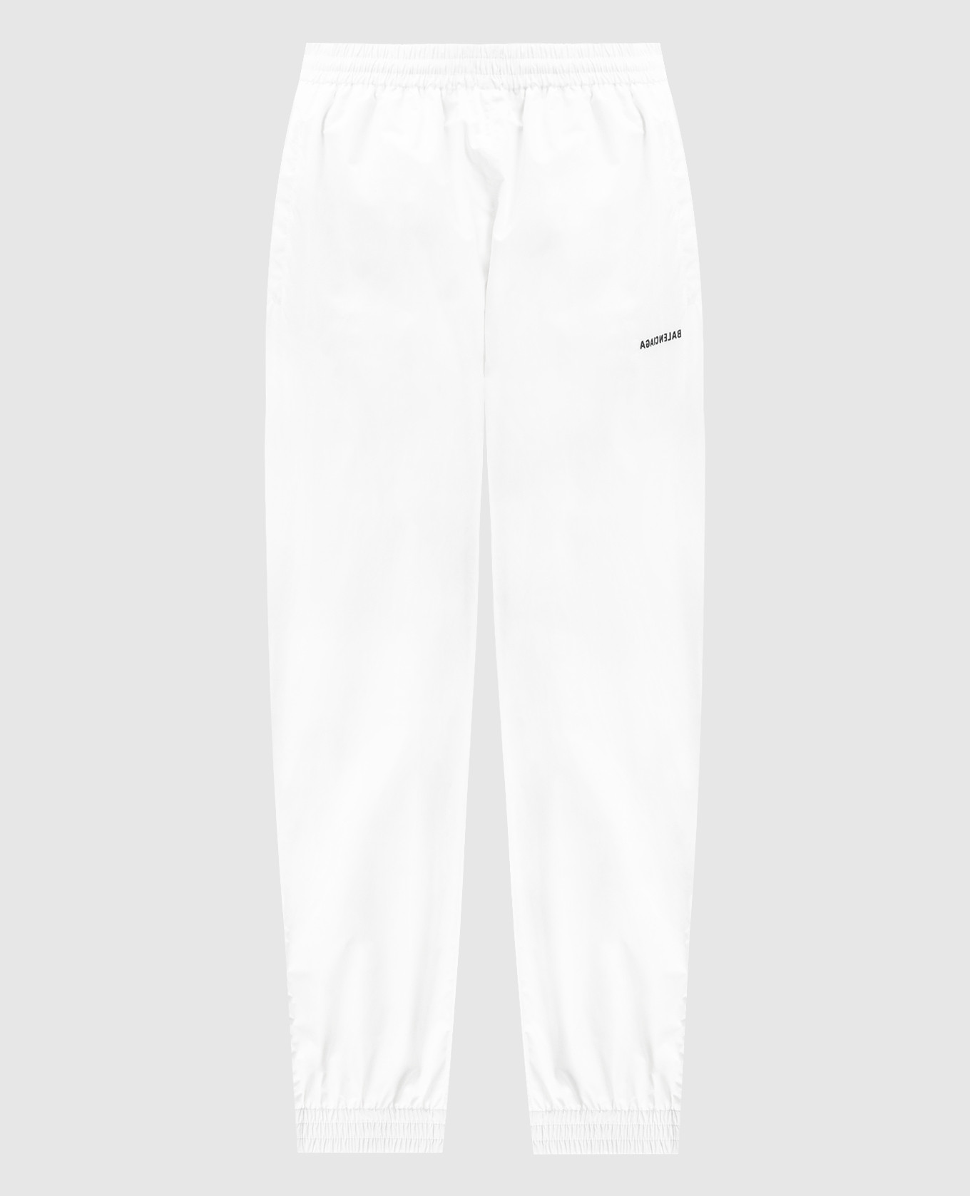 White joggers with logo embroidery Balenciaga