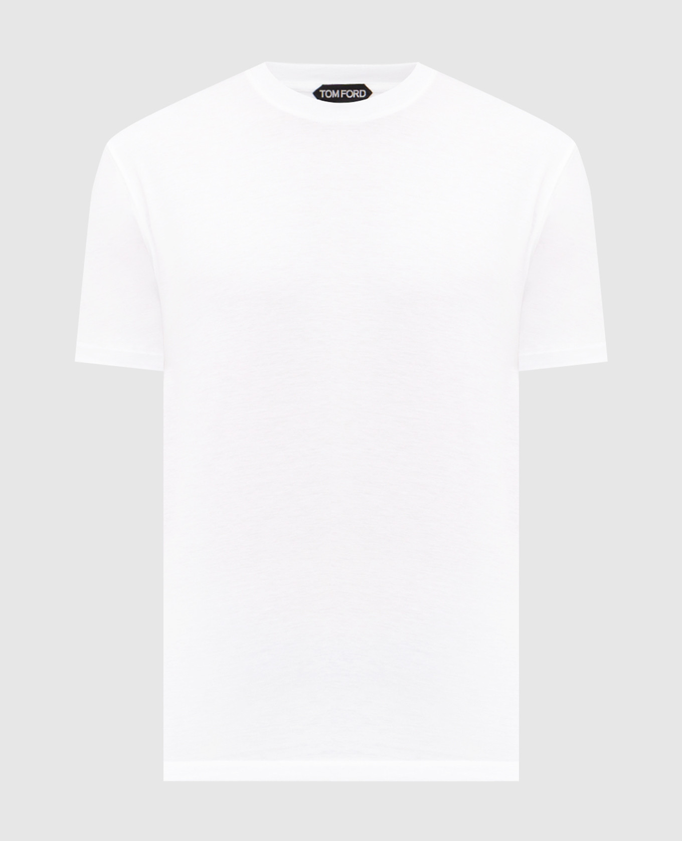 

White T-shirt with monogram logo Tom Ford