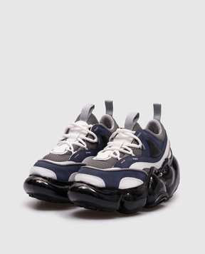 Grounds Blue MOOPIE JAWS sneakers with logo MOOPIEJAWS