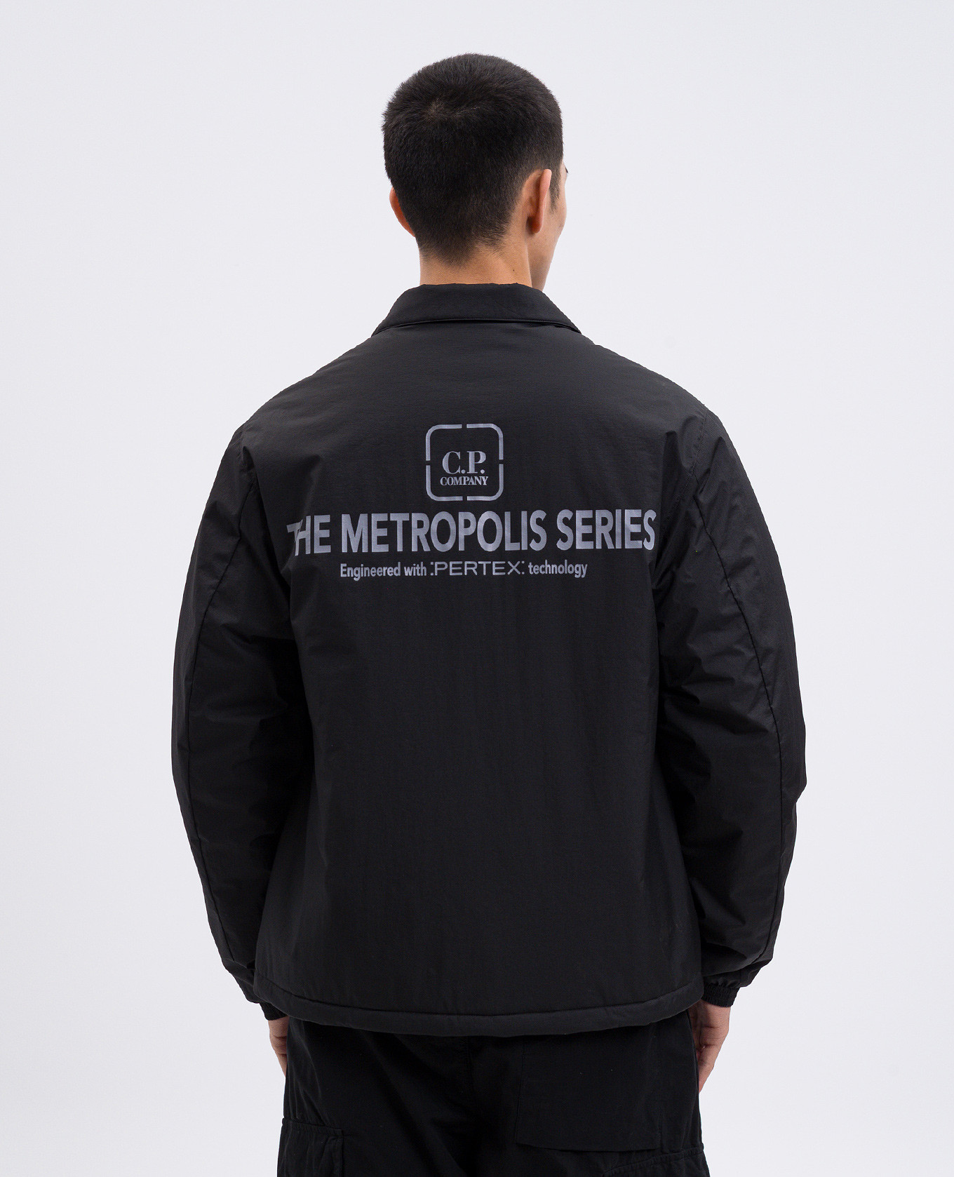 

Black jacket with logo C.P. Company