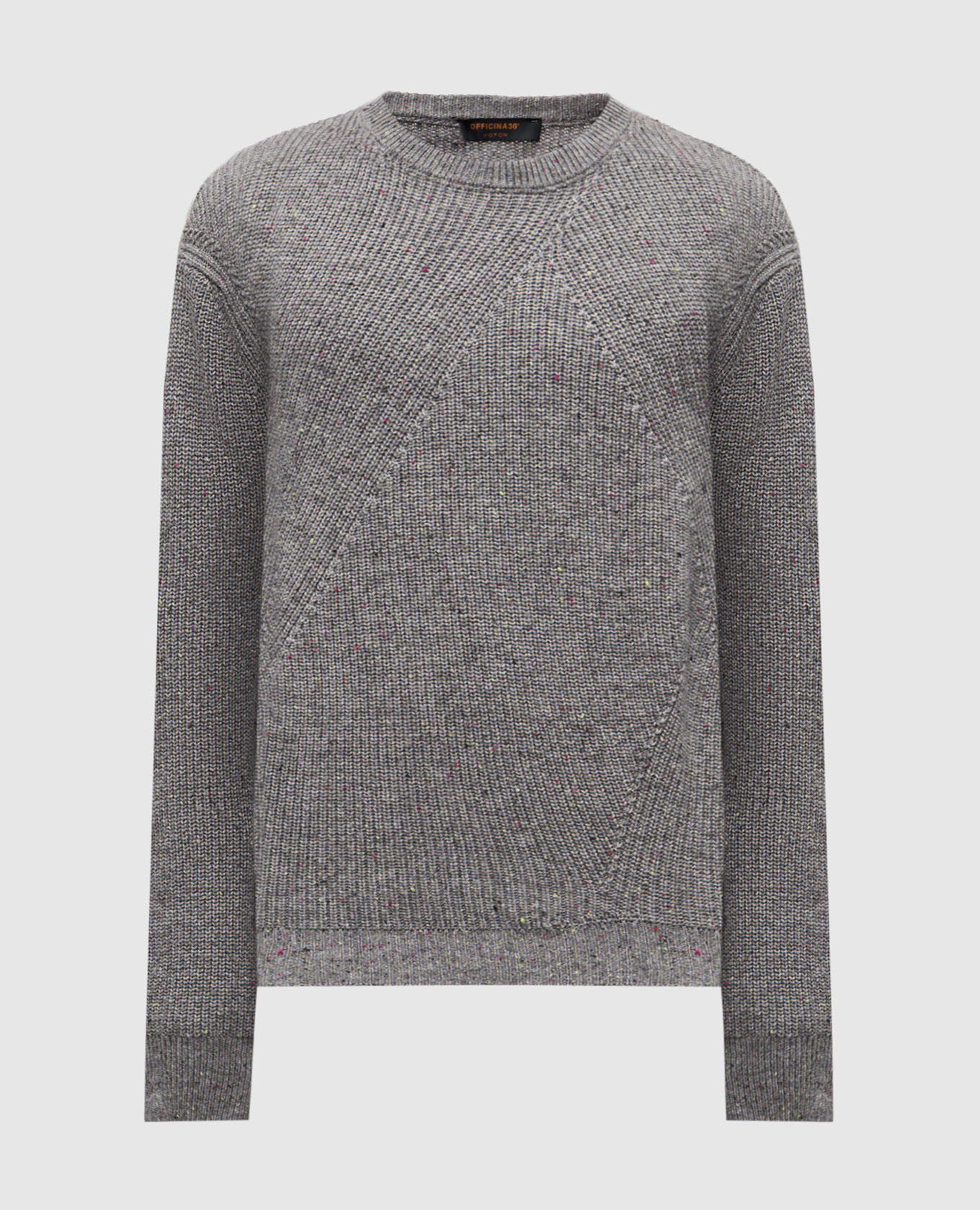 Gray sweater with wool Officina 36