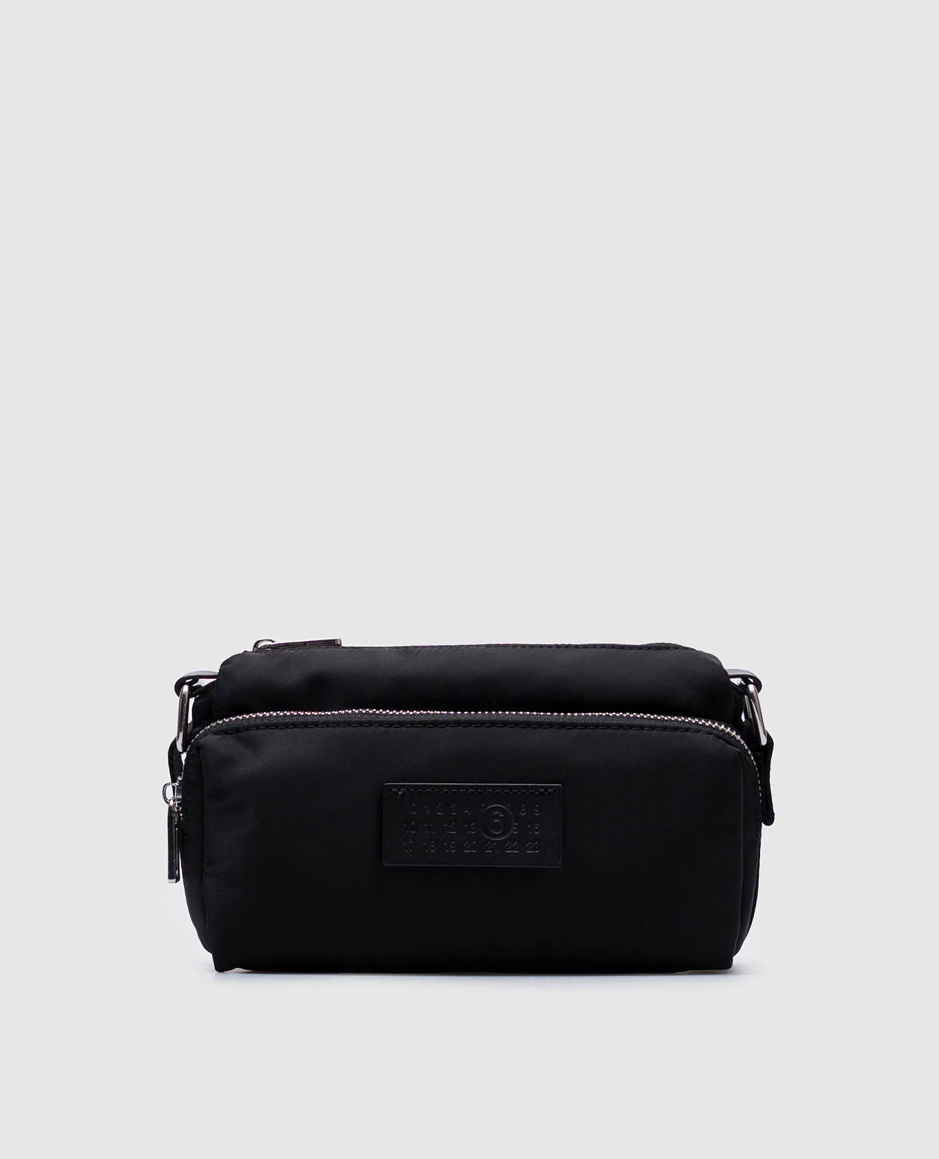 

Black crossbody bag with logo patch Maison Margiela MM6