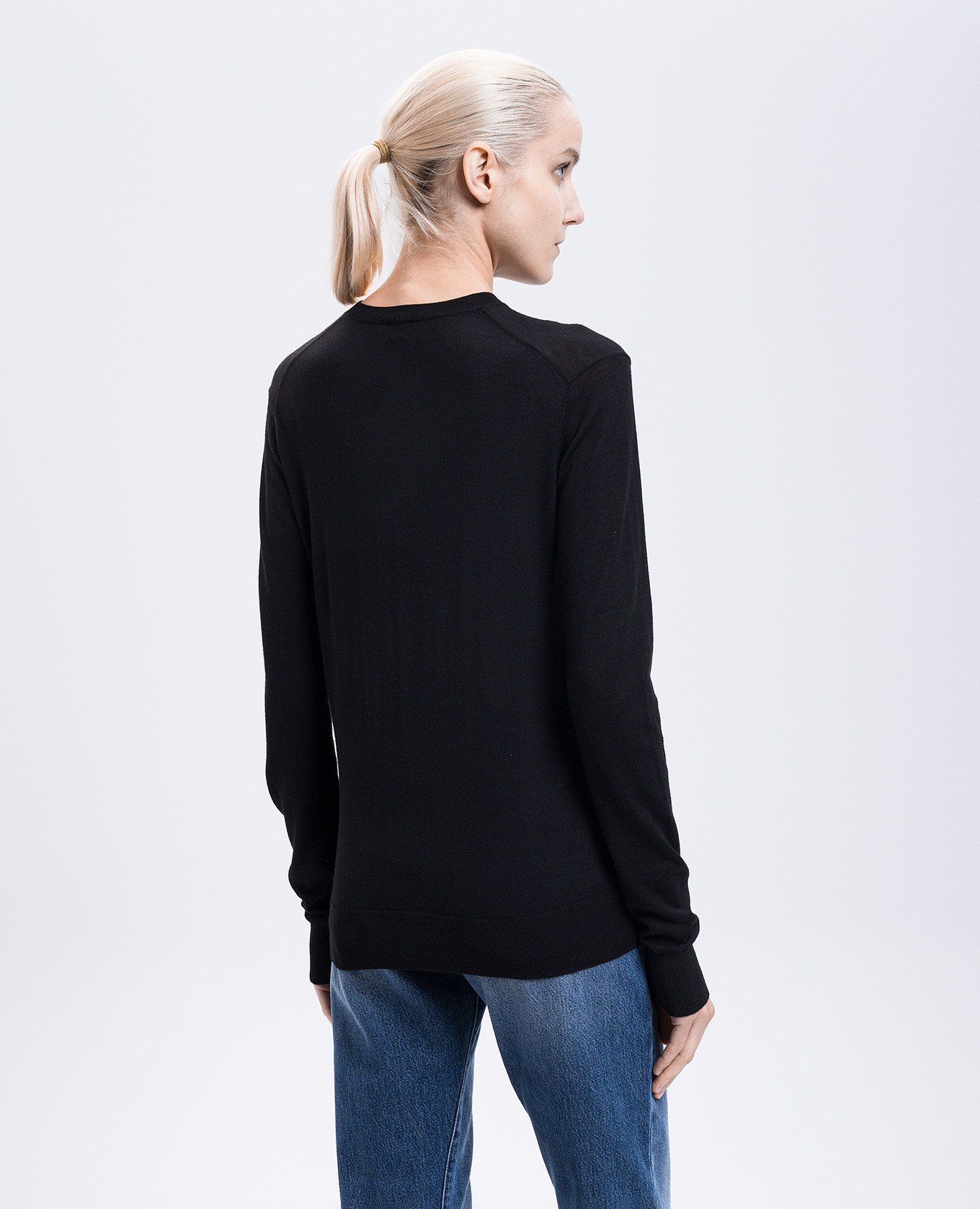 

Black wool and silk jumper Toteme