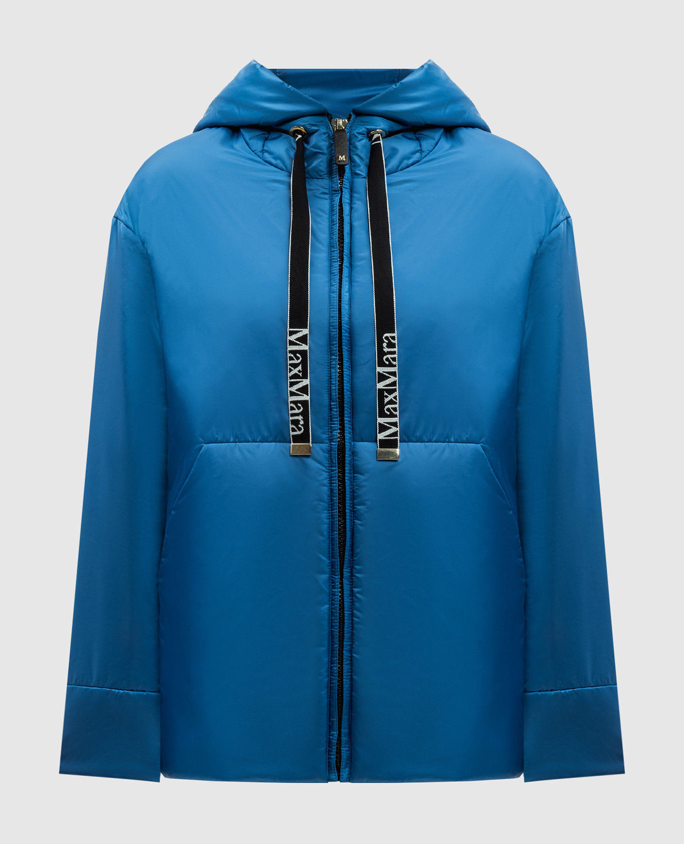 

GREENDA blue jacket with logo patch Max Mara