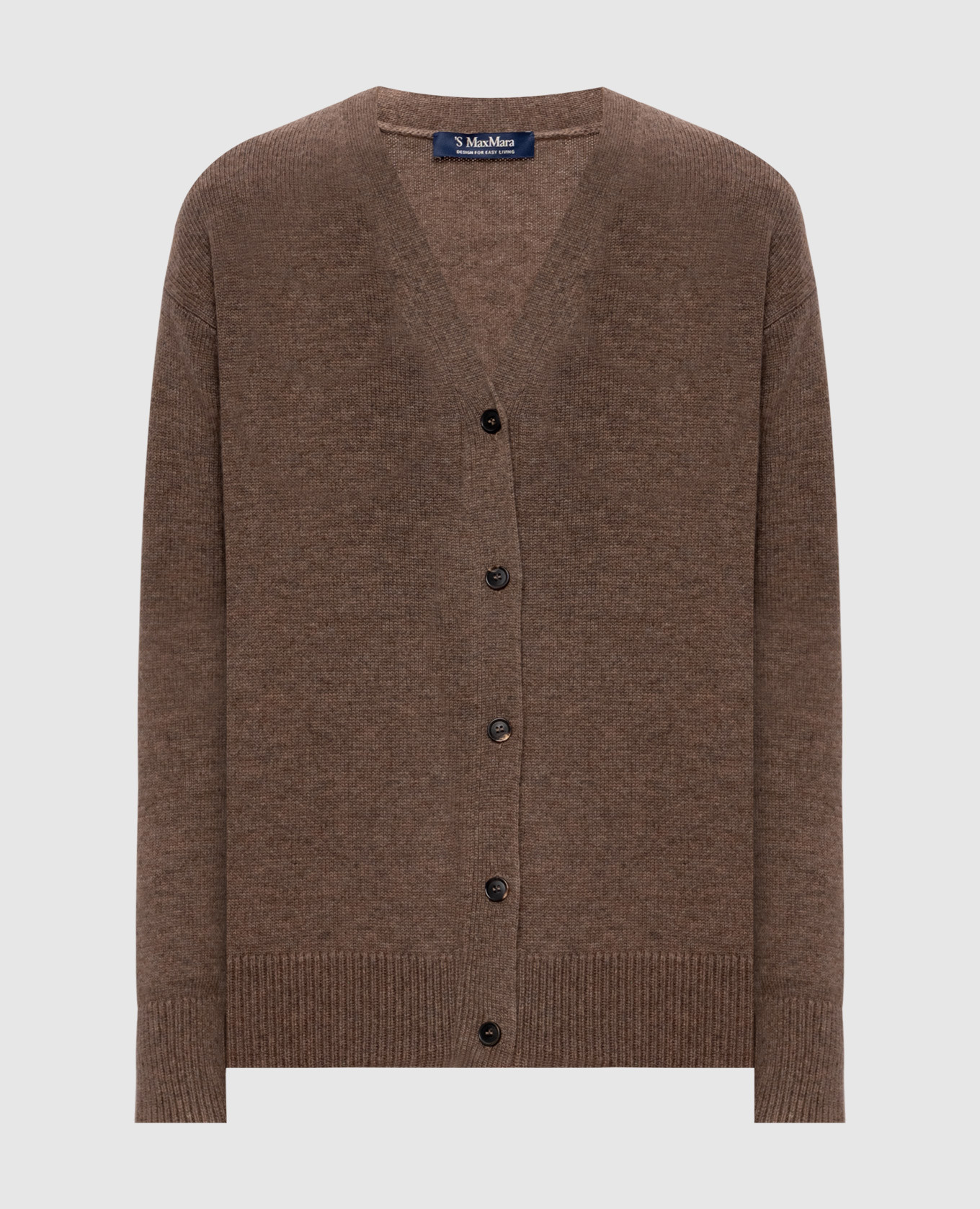 

Brown CEDRO wool and cashmere cardigan Max Mara