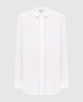 Gabriela Hearst Reyes white wool and cashmere shirt 4251121C121