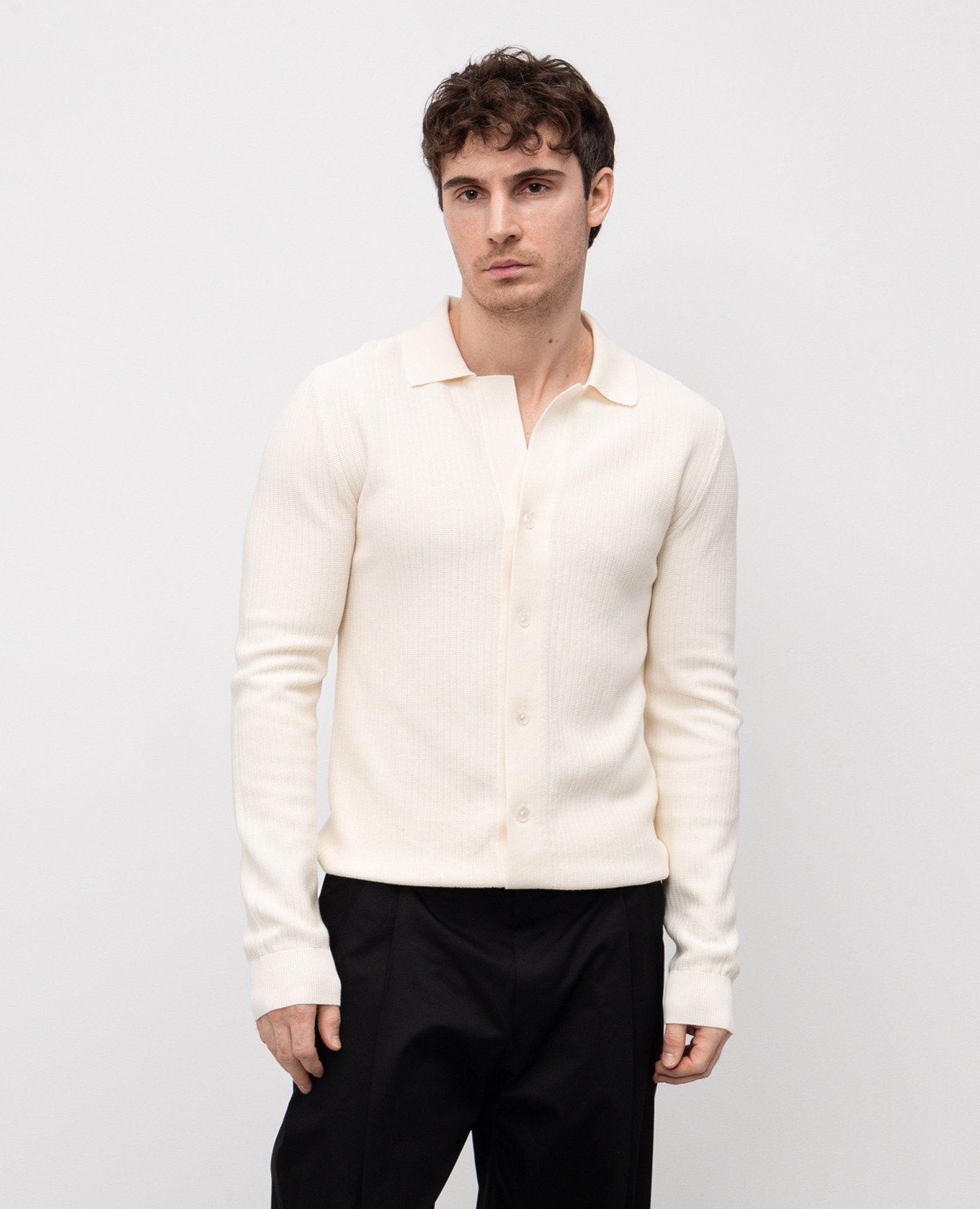 

Beige cardigan with woven pattern Dolce&Gabbana