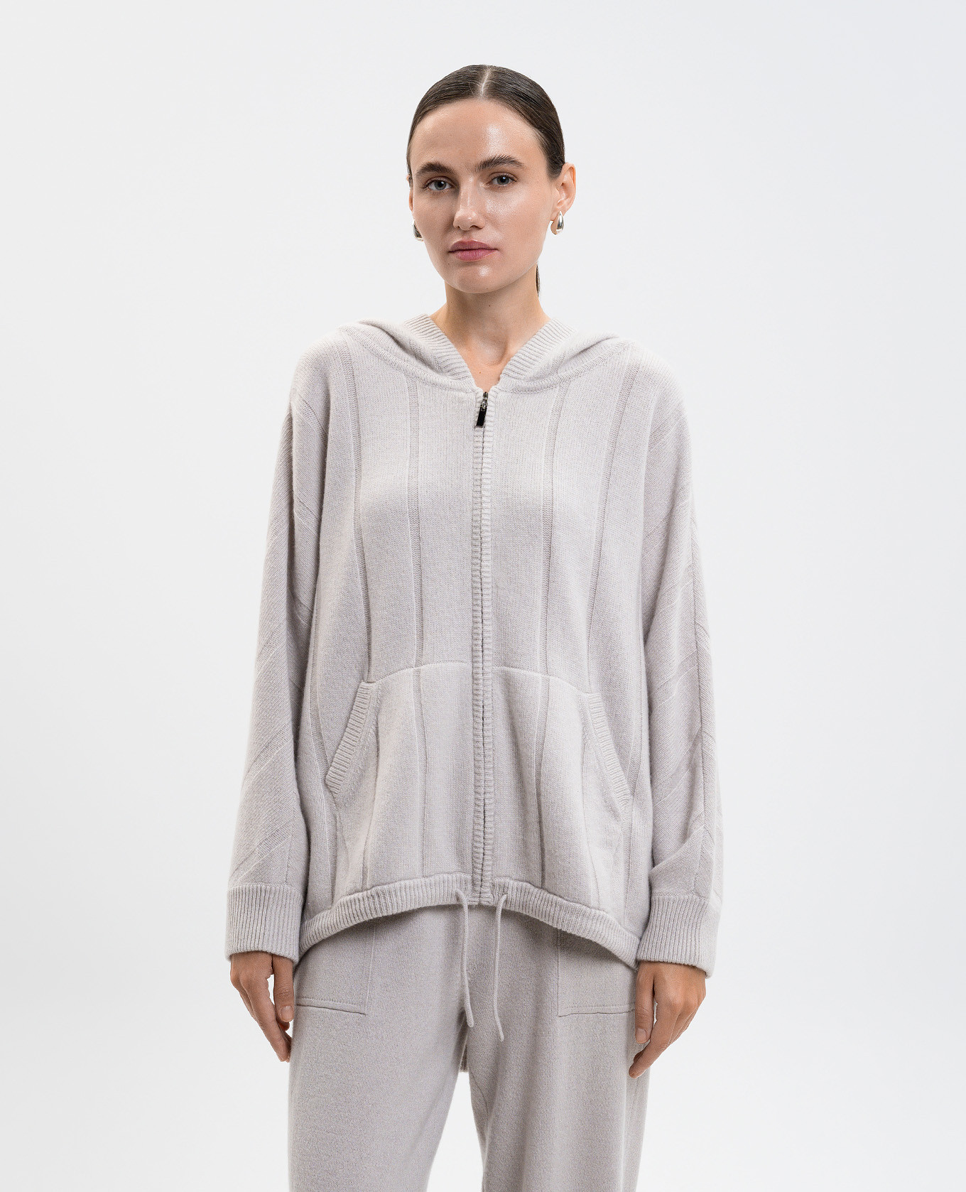 

Grey Calla cashmere sports jacket Simonetta Ravizza