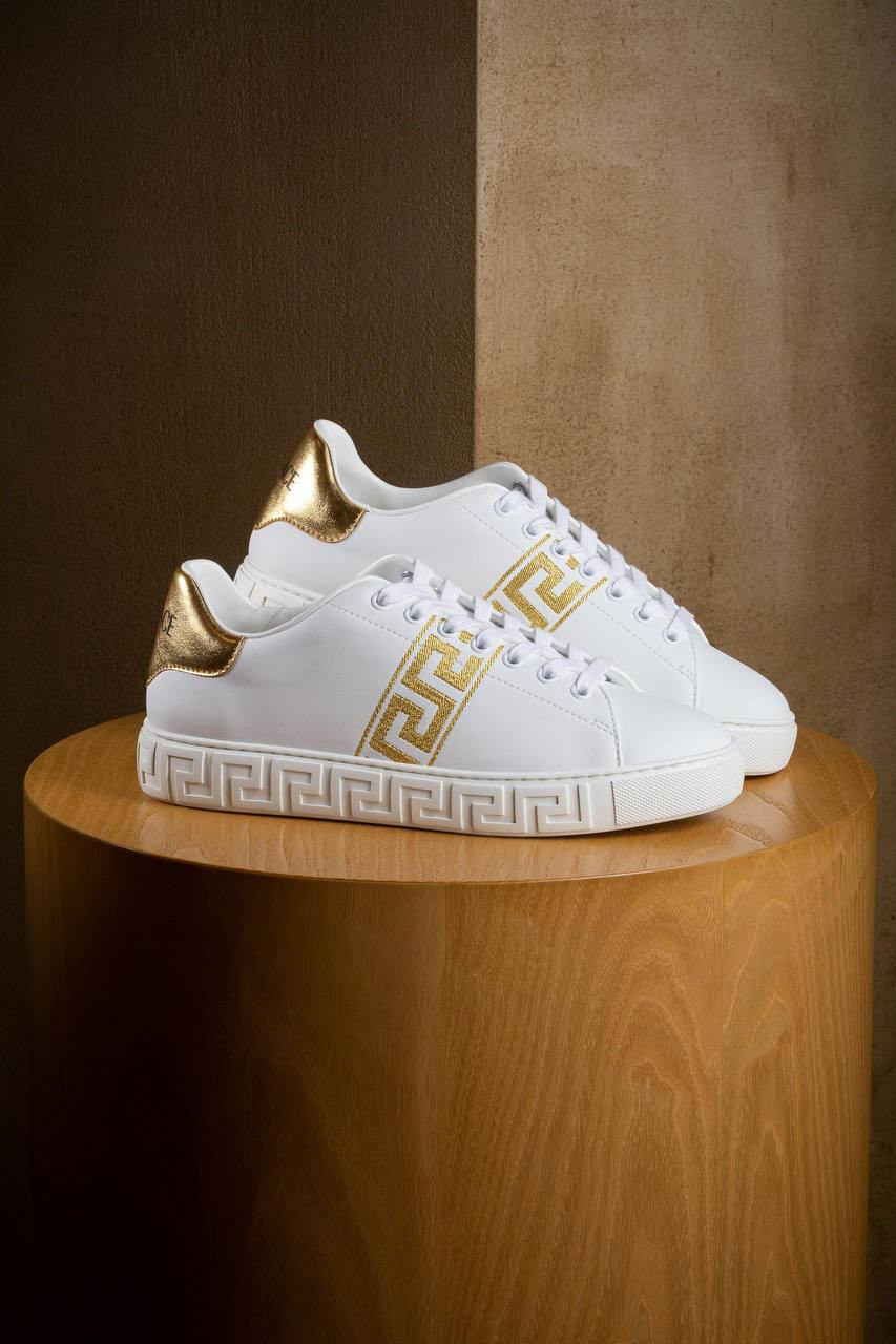 

White Greca sneakers Versace
