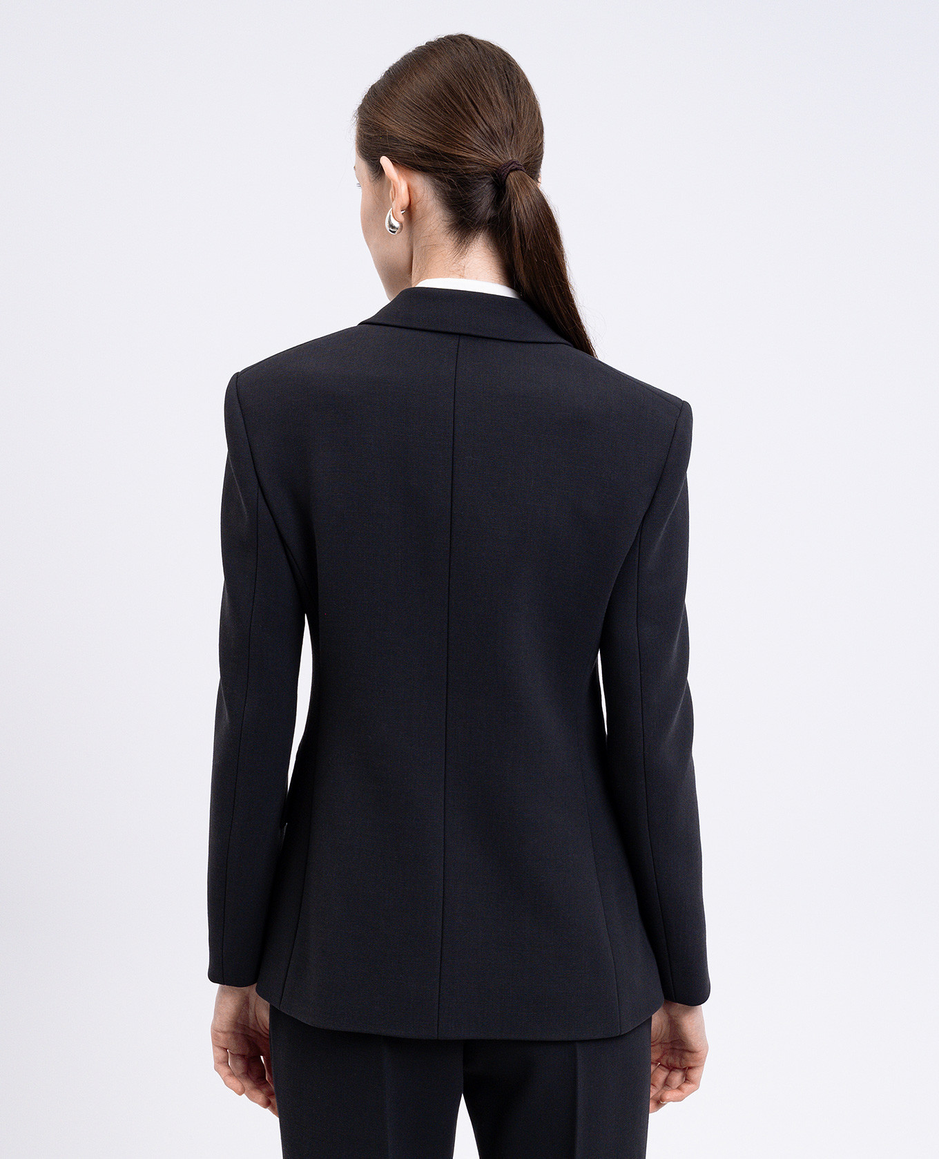 

Black Enida jacket with wool The Row