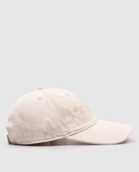 The Attico Beige cap with logo embroidery 250WAC00037CCC107MA