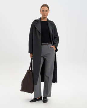 Heresis Gray wool coat M62120G400