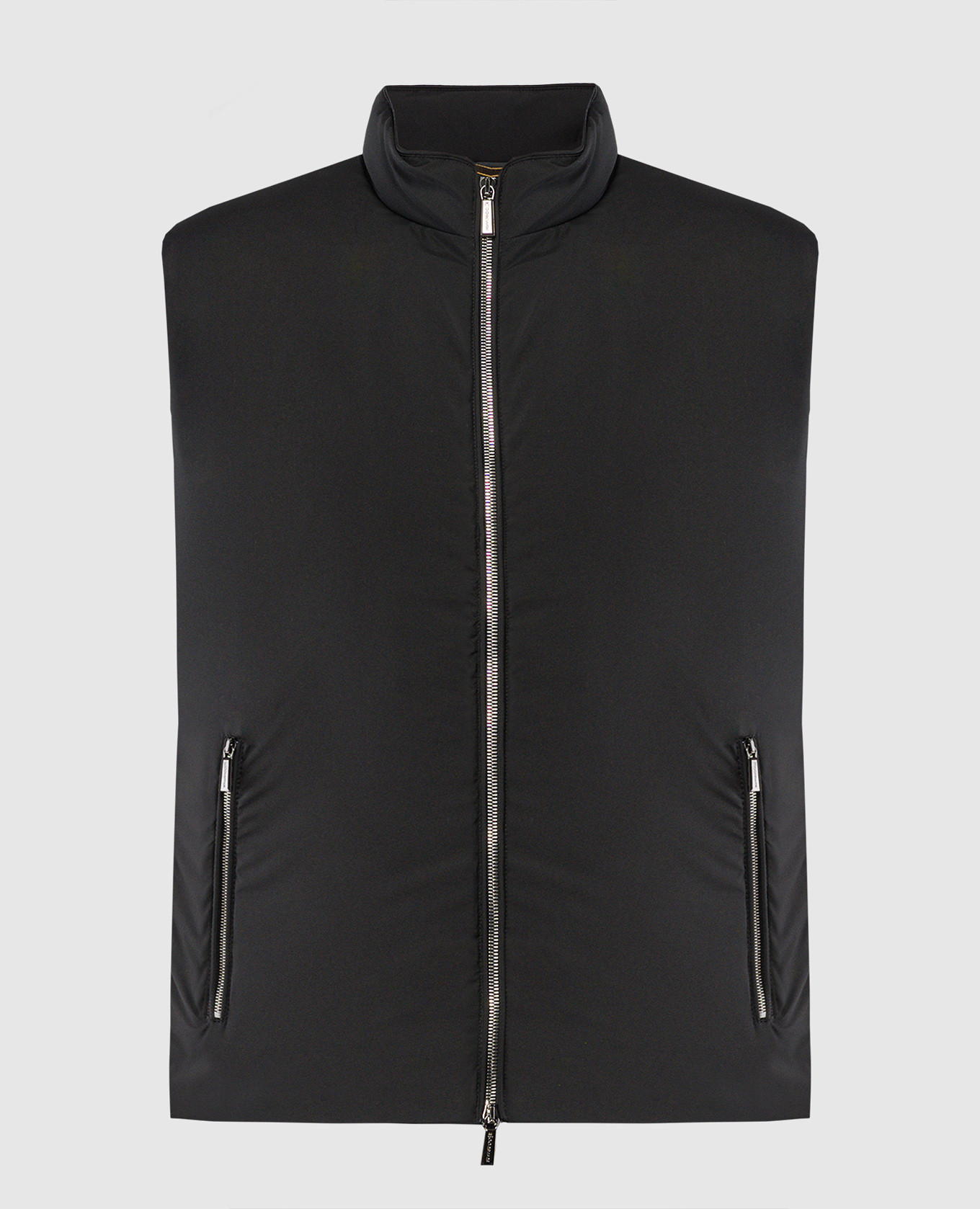 

Black down vest UROS MooRER