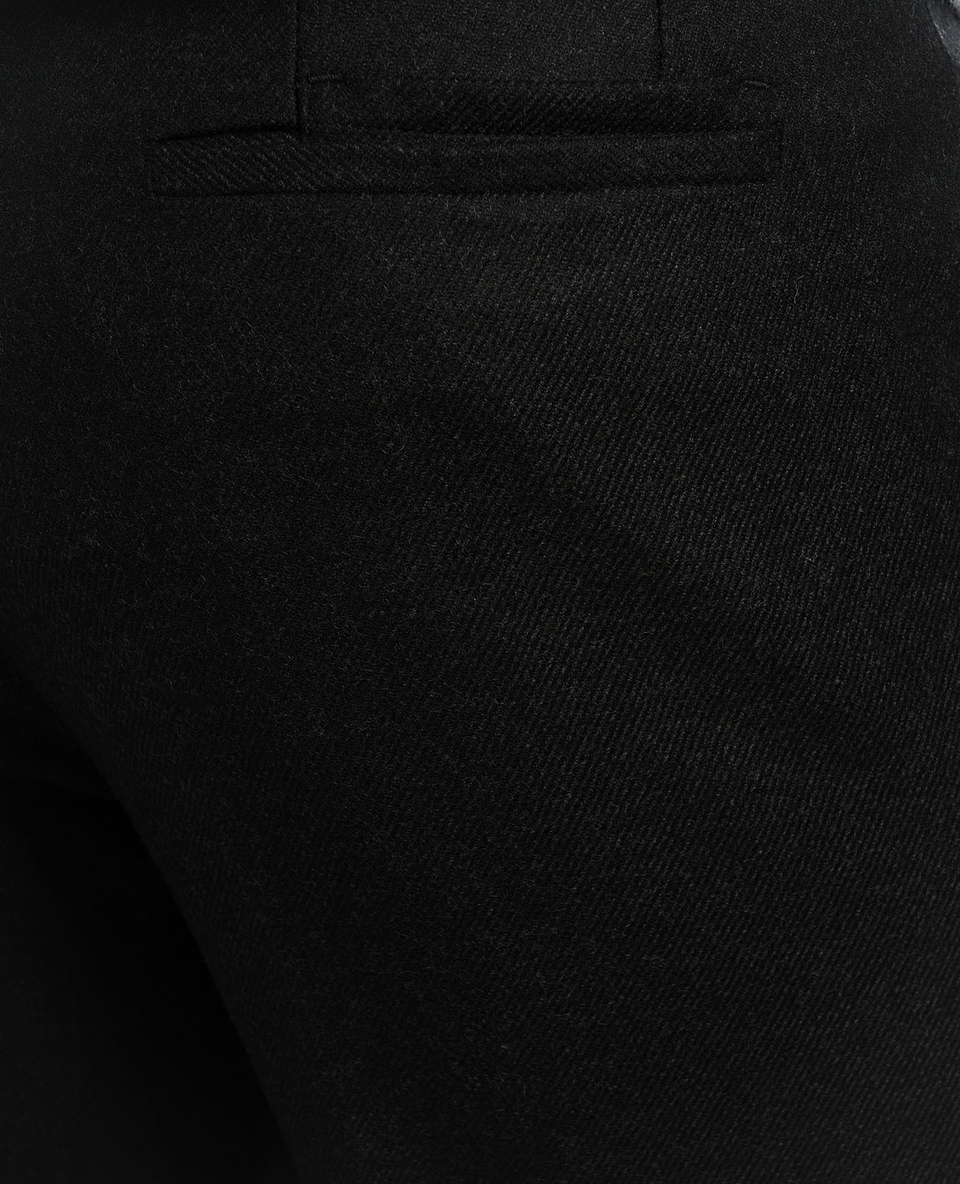 

Black wool trousers with logo engraving Enrico Mandelli