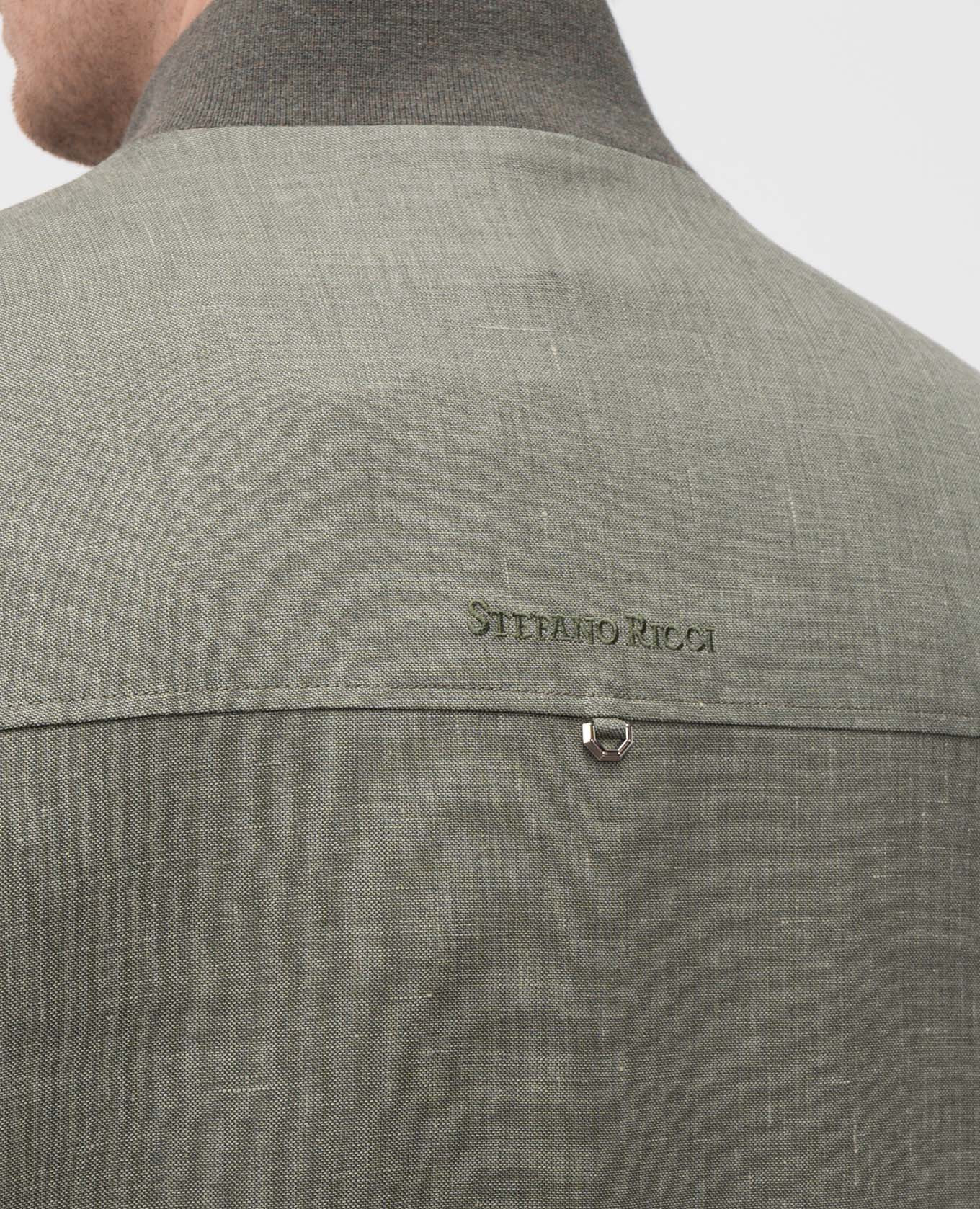 

Green jacket made of linen, wool and silk Stefano Ricci