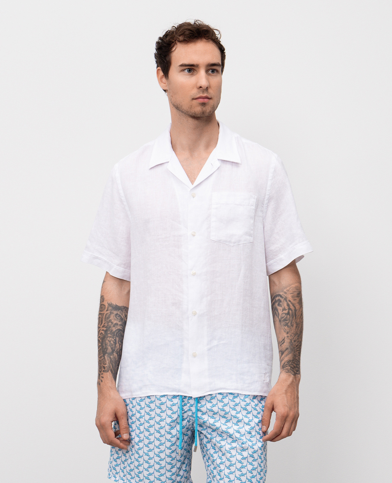 

Charli white linen shirt Vilebrequin