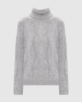 Peserico Gray alpaca wool sweater S99484F039217A