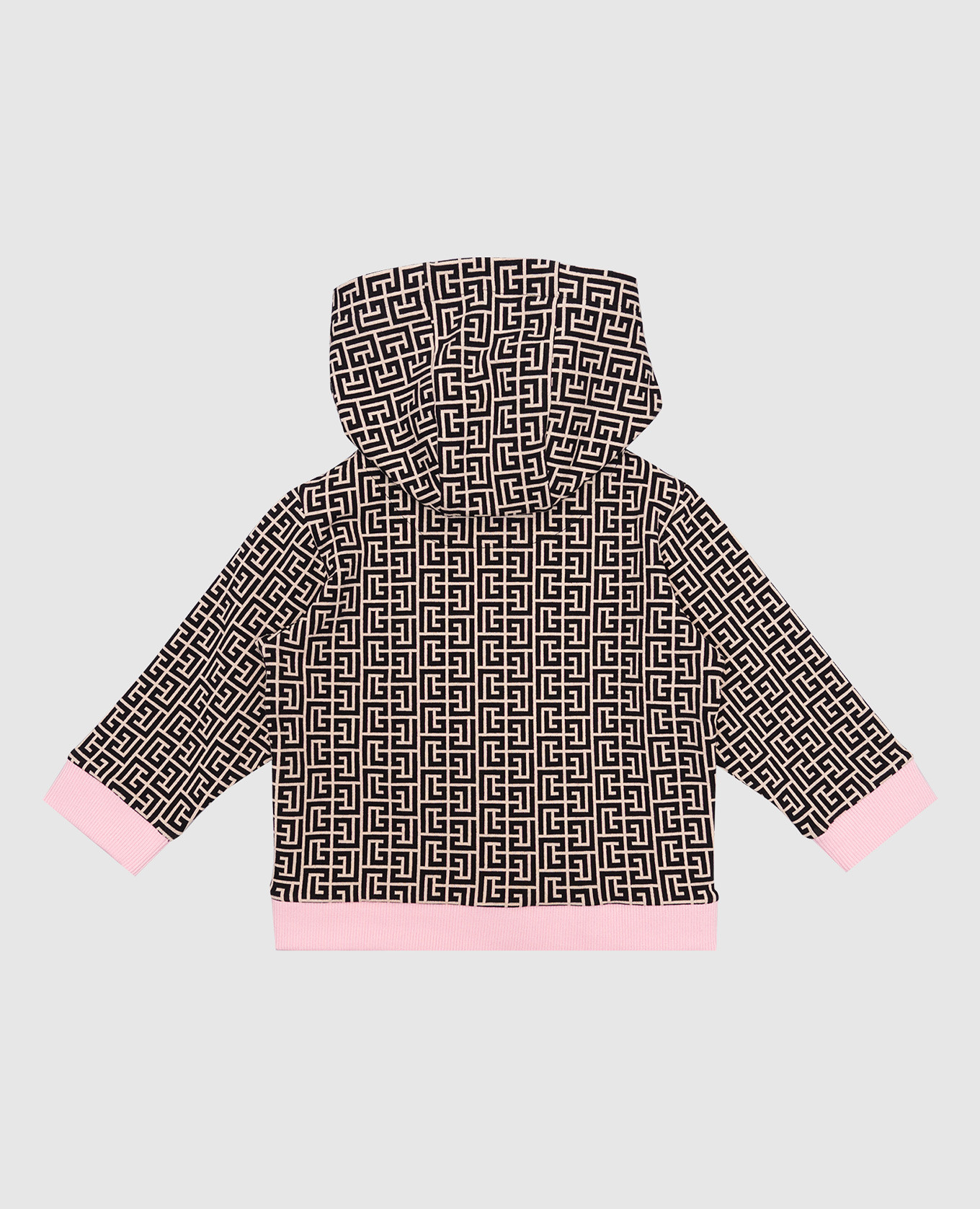 

Children's printed sports jacket with logo patch Balmain, Black