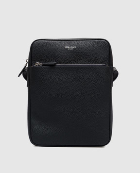 Serapian Flat North South blue leather bag SRCCHMML679919Y021