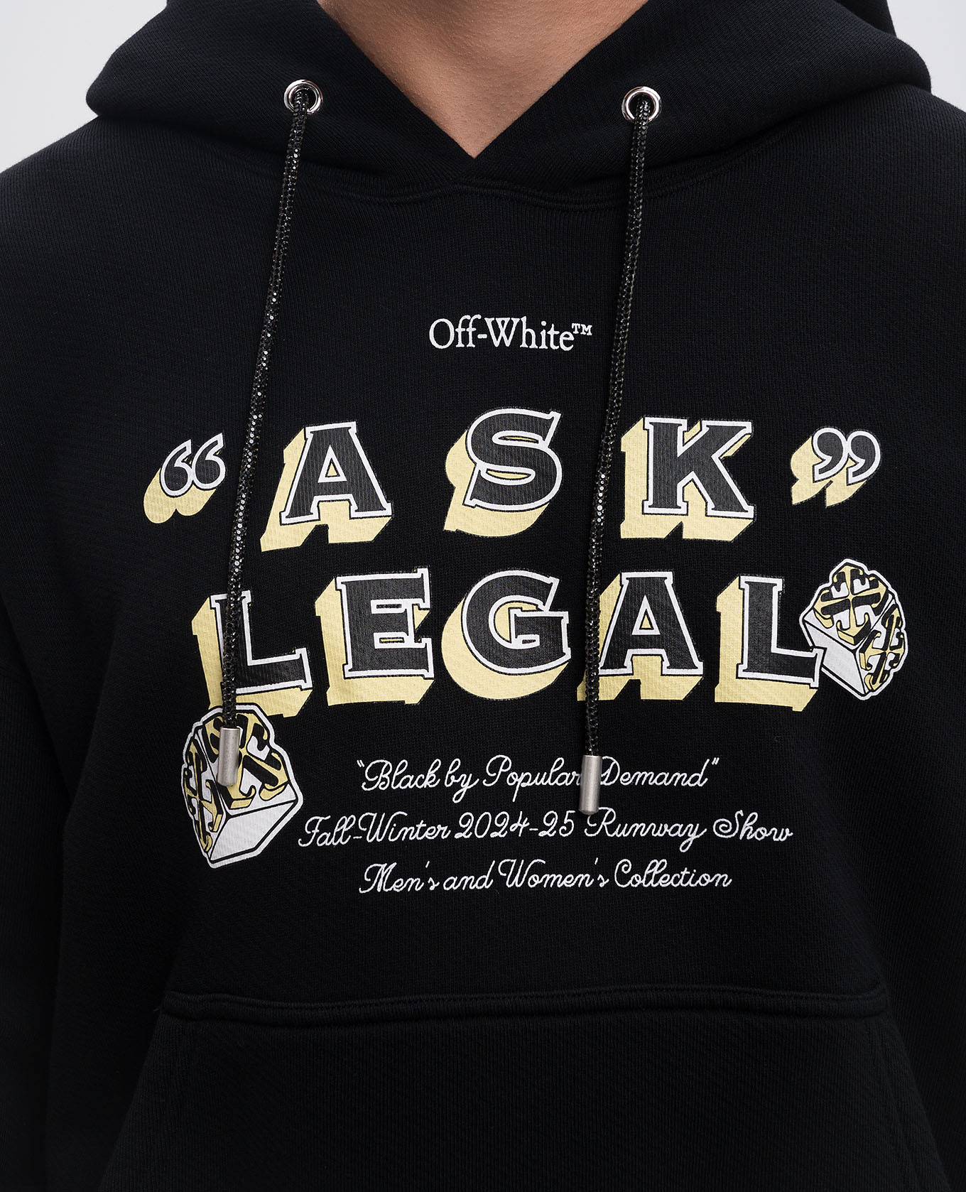 

Ask Legal black hoodie Off-White