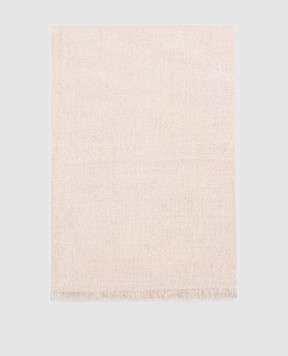Brunello Cucinelli Beige stole with cashmere and silk MSCDAR097