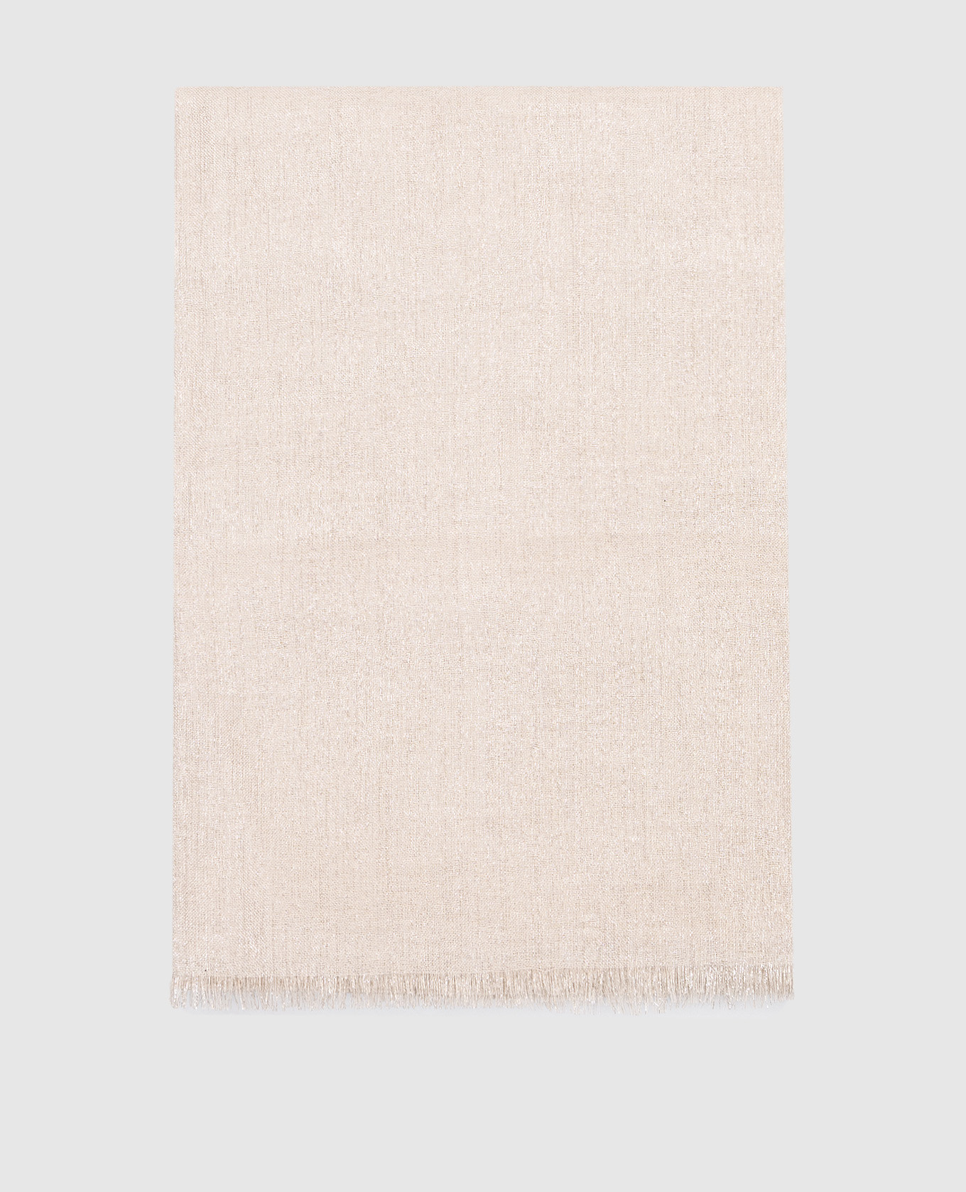 

Beige stole with cashmere and silk Brunello Cucinelli