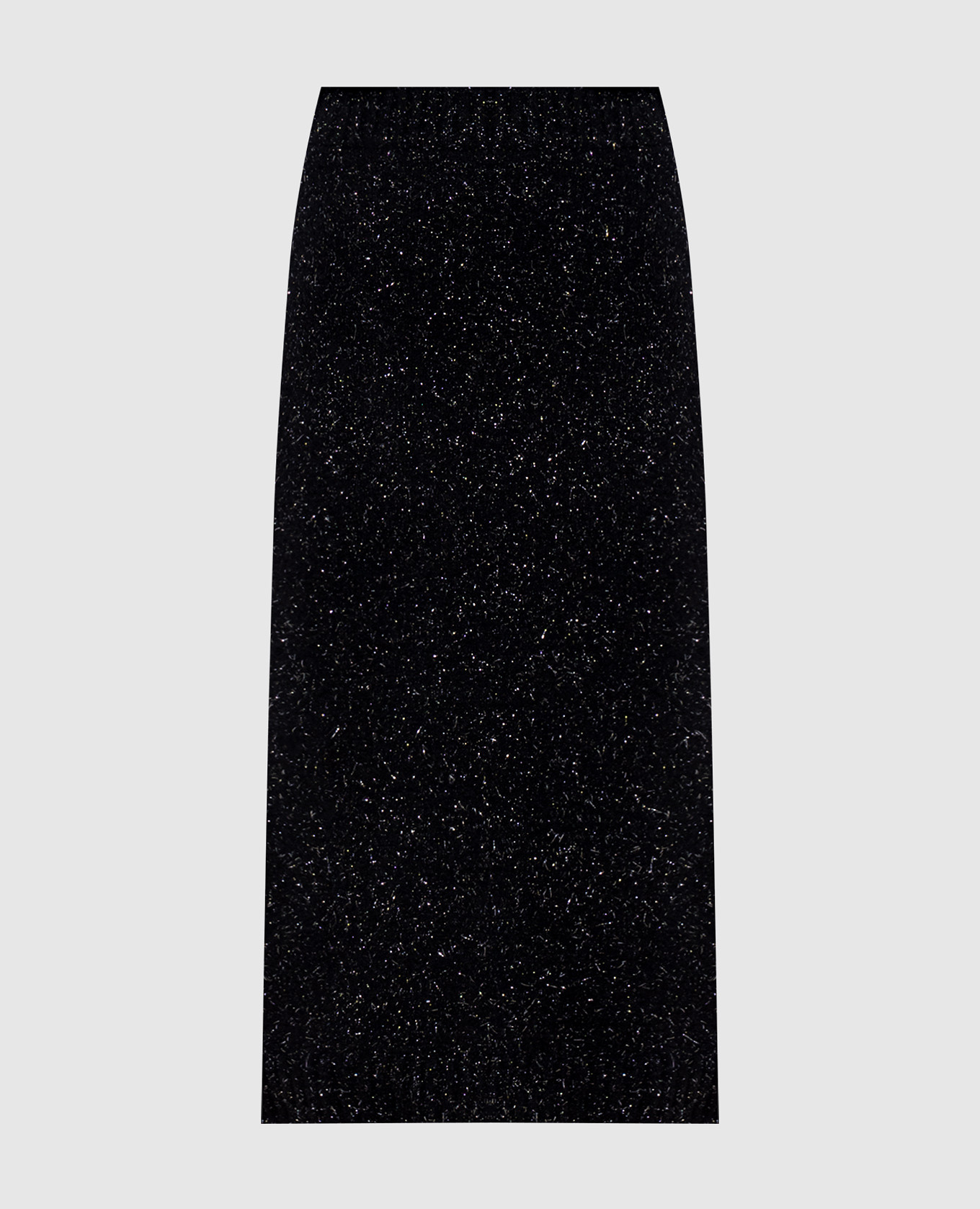 Black wool and cashmere skirt with lurex Peserico