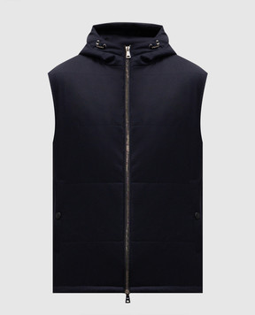 Cashmere&Whiskey Blue woolen vest 6400954300