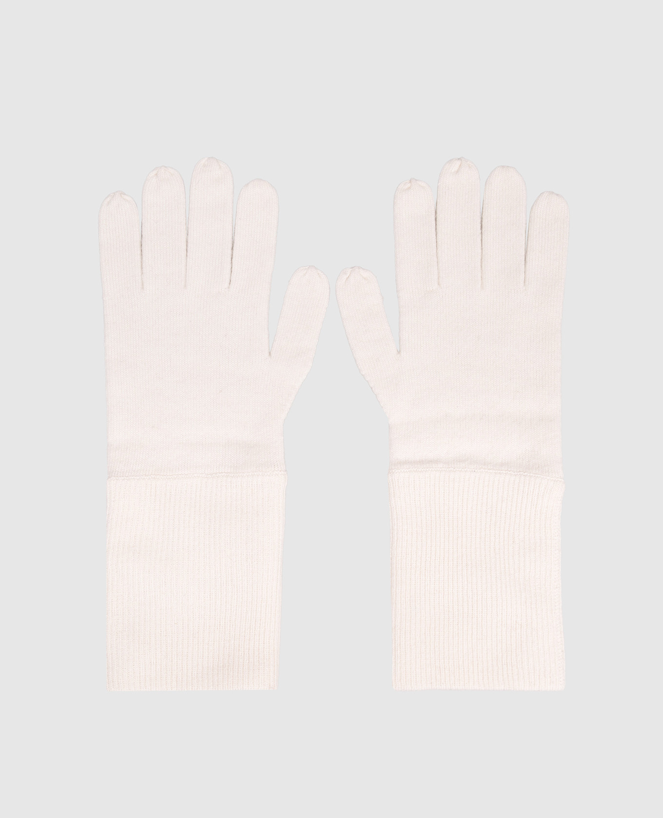White cashmere gloves Allude