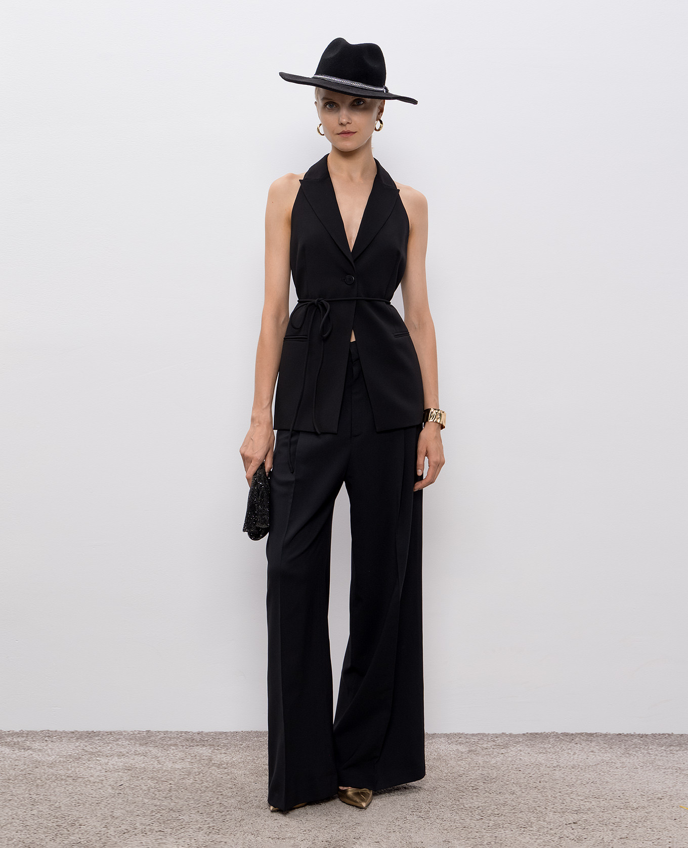 

Black pants with logo Twinset