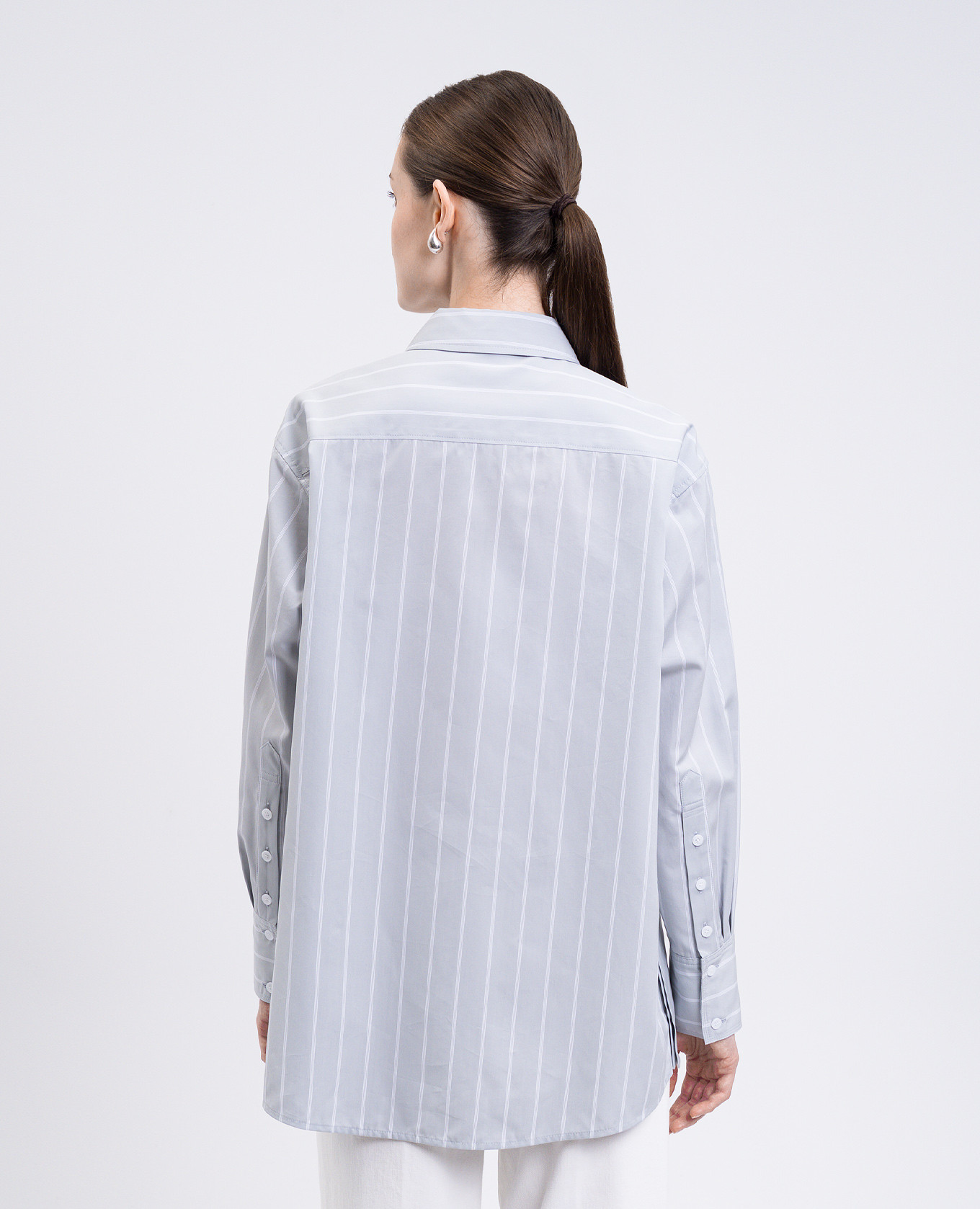

Addy gray shirt with silk PROENZA SCHOULER, Grey