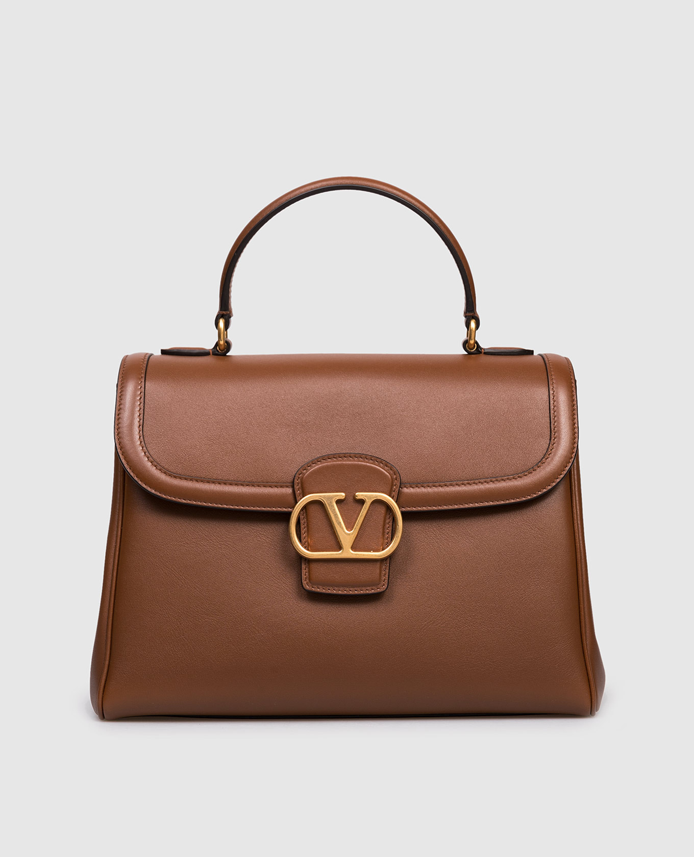 

Brown leather bag with VLogo Signature emblem Valentino