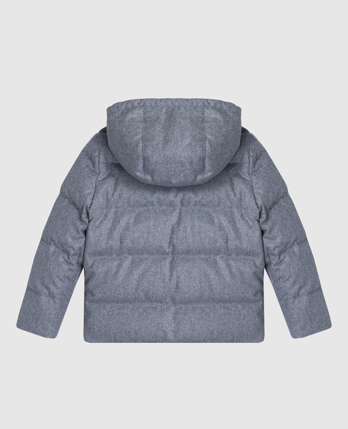 

Children's gray wool dress with monil chain Brunello Cucinelli, Grey