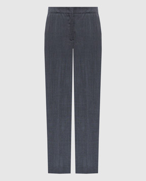 Jil Sander Gray wool chinos J02KA0303J40171