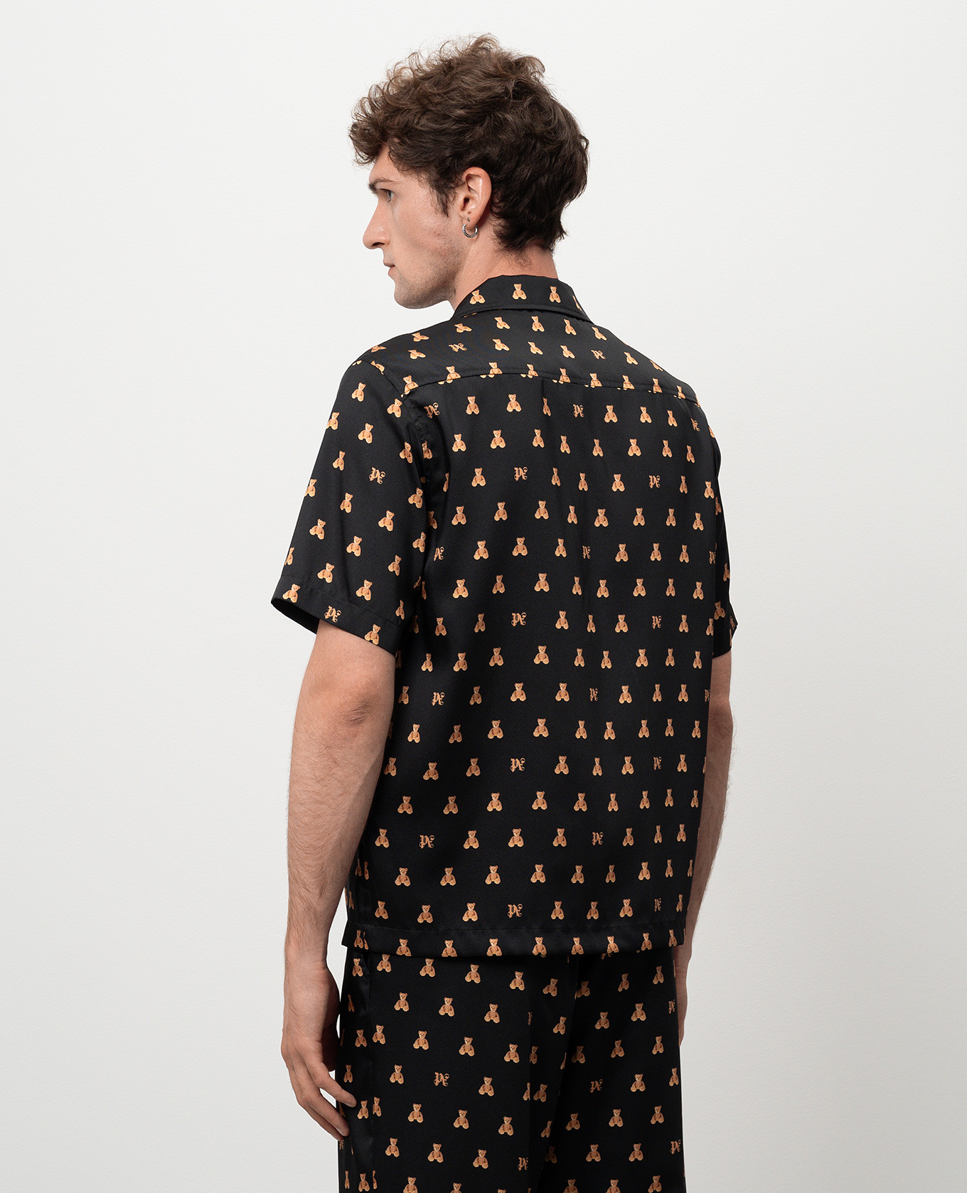

Black patterned Bear In Mind shirt Palm Angels