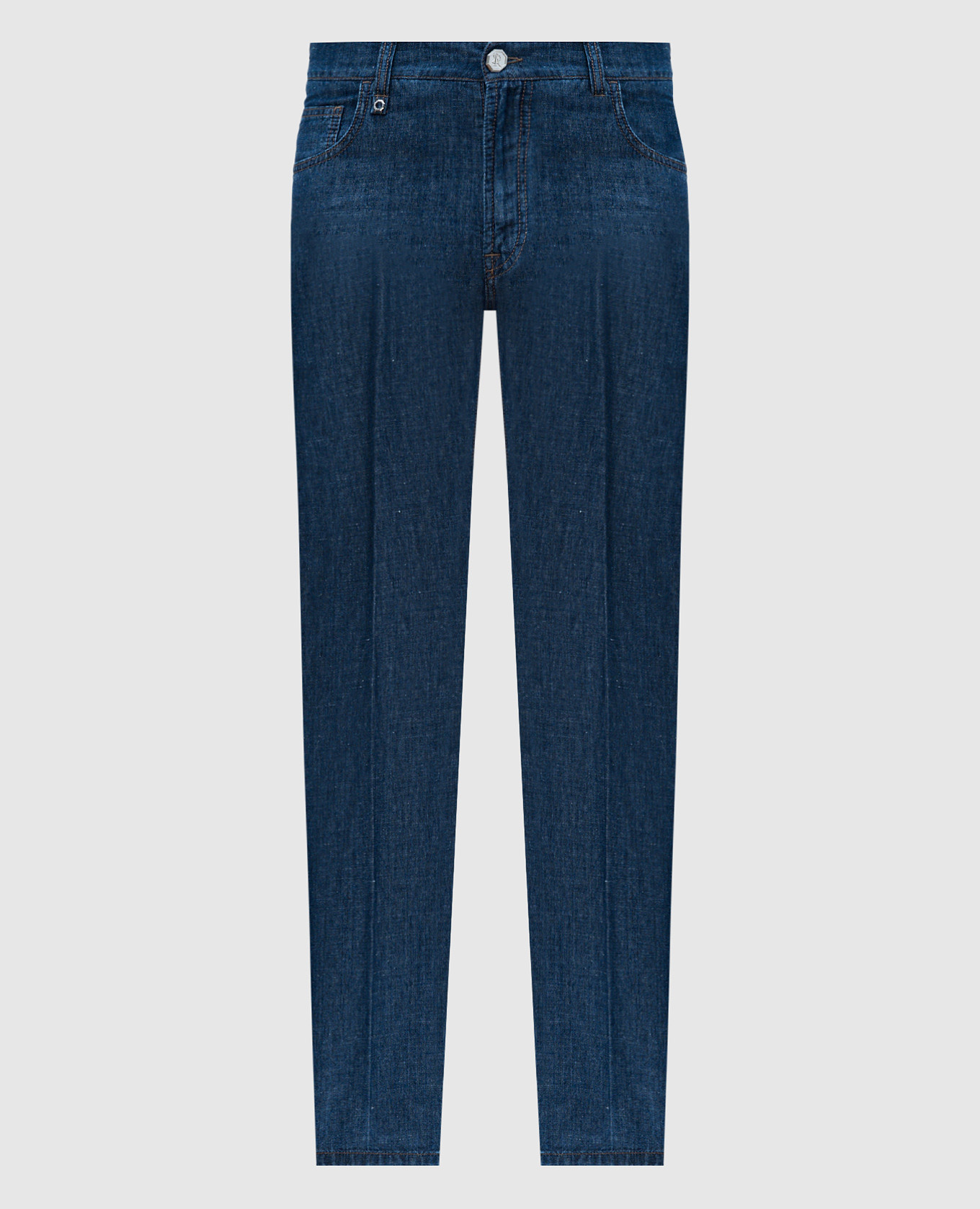 Blue linen pants Stefano Ricci
