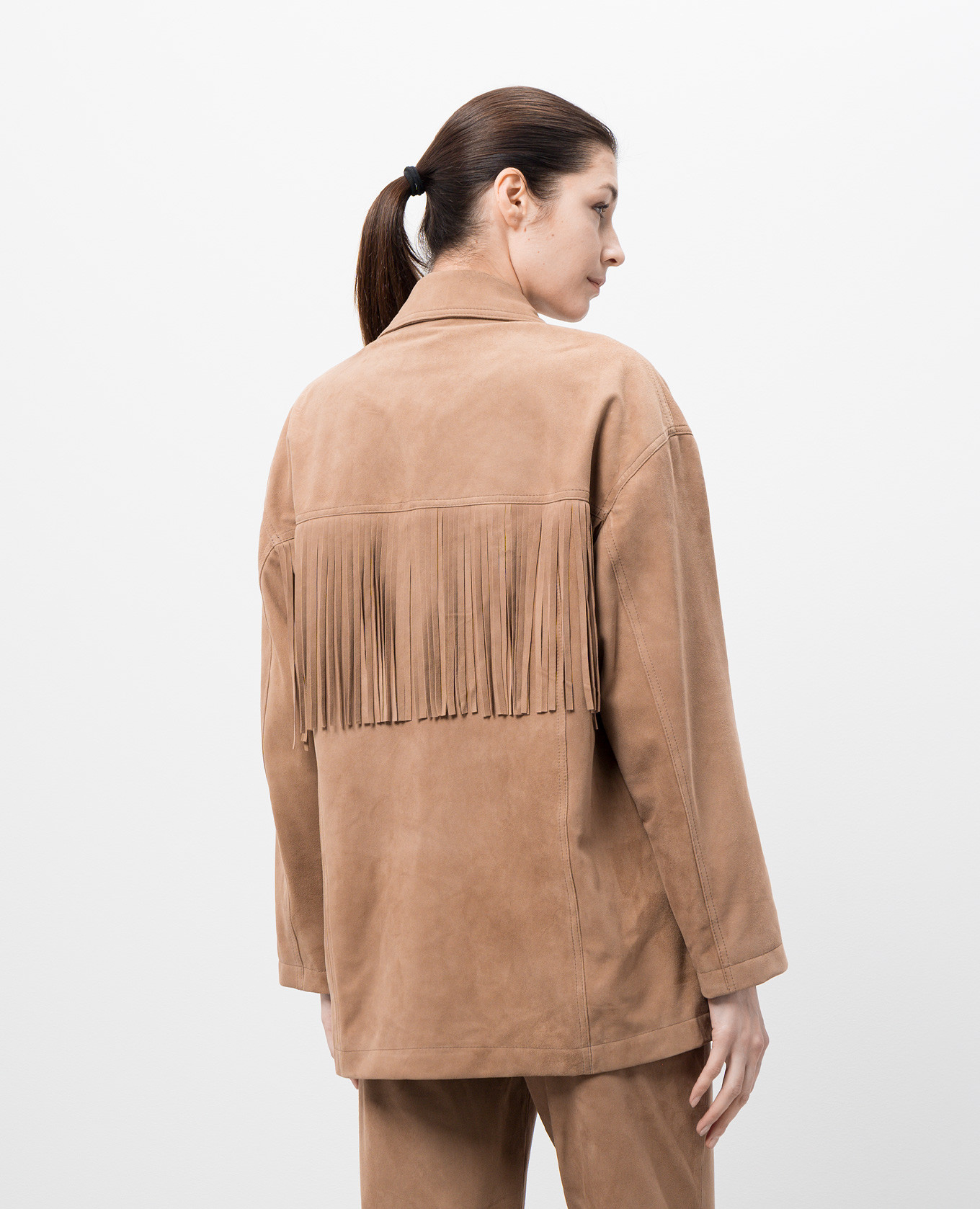 

Dylan brown suede jacket Simonetta Ravizza