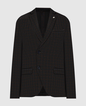 Bicolore Brown checked jacket 1964S