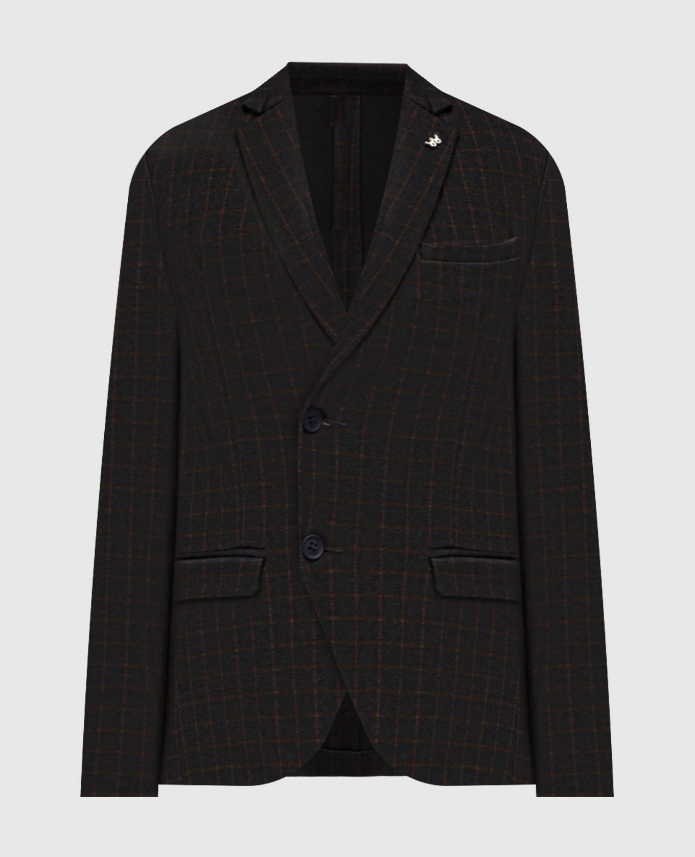 Brown checked jacket Bicolore