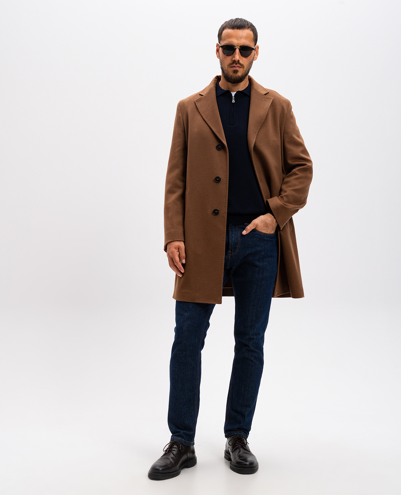 

Blue wool polo shirt Cashmere&Whiskey