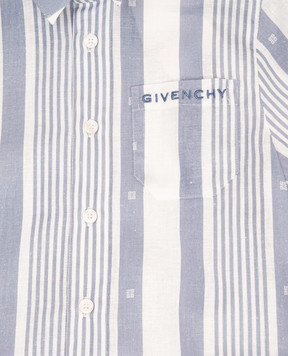 Givenchy Children's white striped linen suit H3071612+