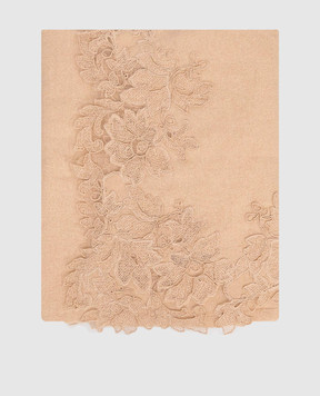 Ermanno Scervino Beige cashmere scarf D475R711APPYU