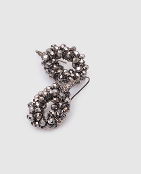 Peserico Gray earrings with beads S35442C0CC447