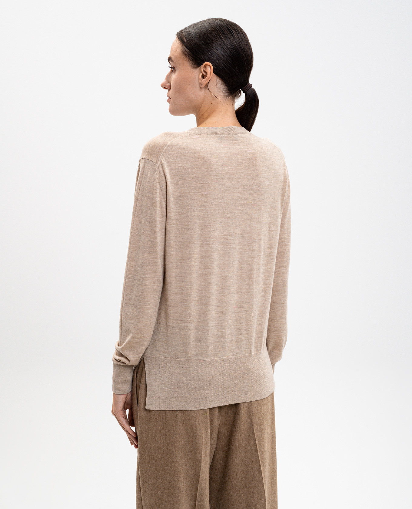 

Beige wool jumper NILUFAR MooRER
