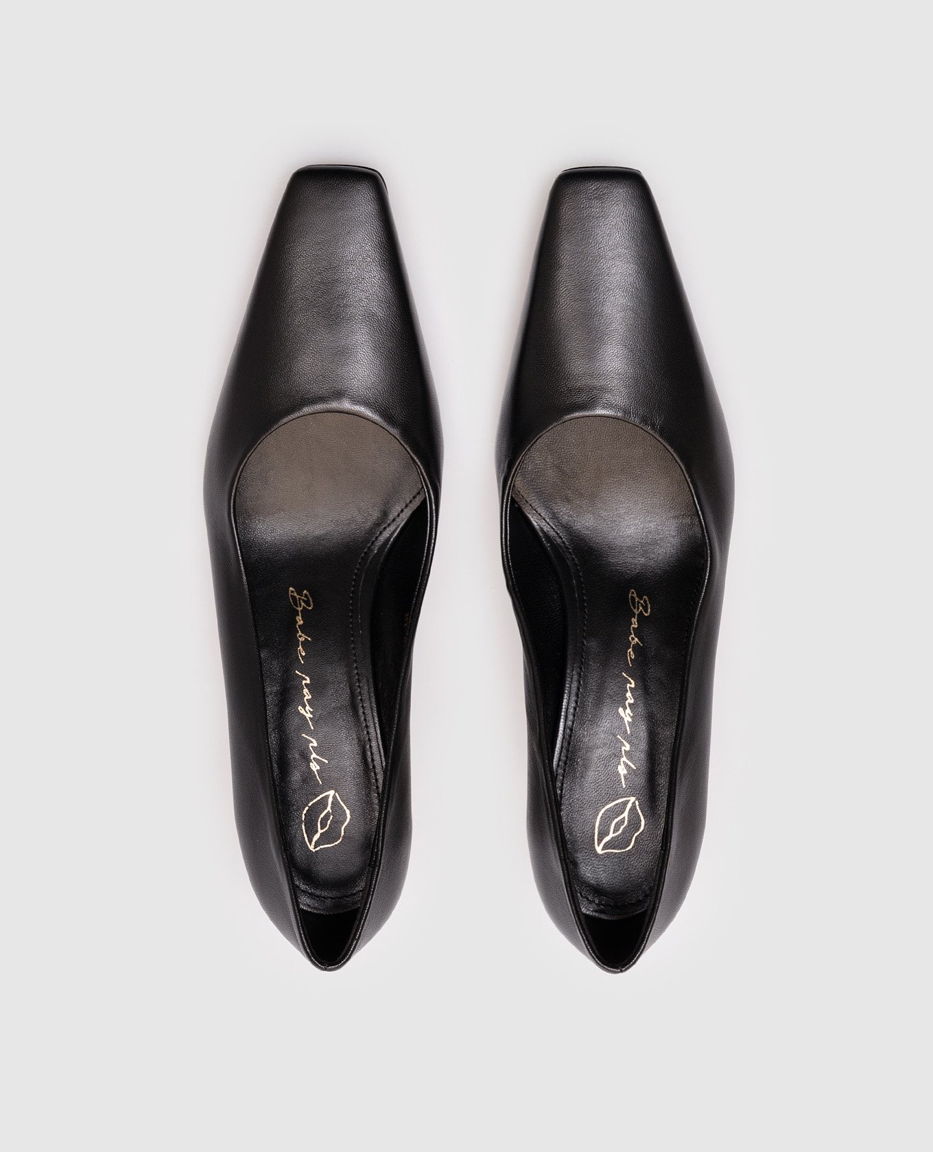 

Black leather shoes Babe Pay Pls
