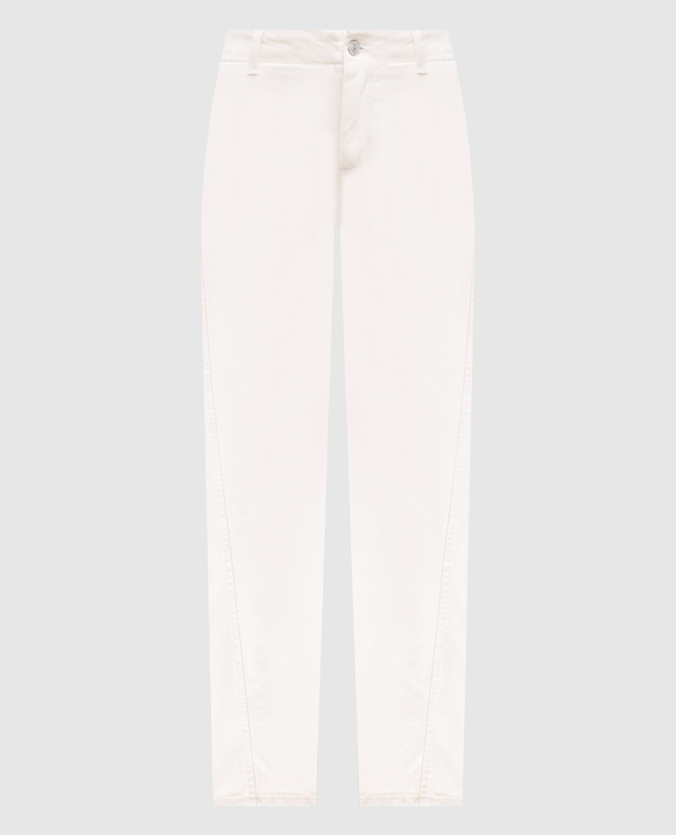 

Beige jeans with decorative stripes Twinset