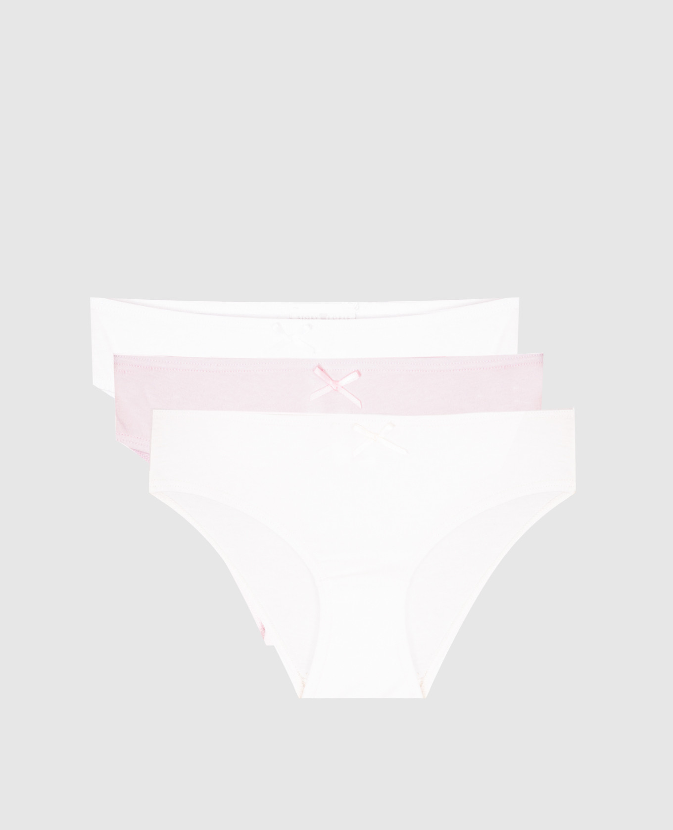 

Children's set of panties with a bow Story Loris, White
