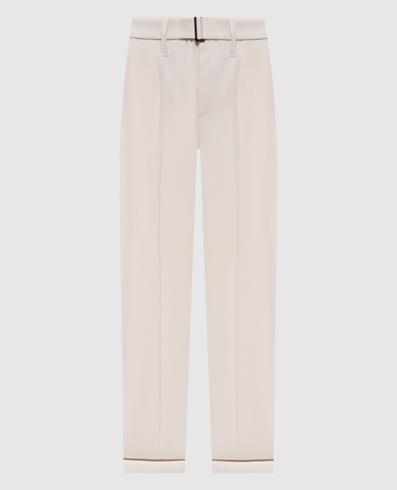 

Beige wool pants Brunello Cucinelli