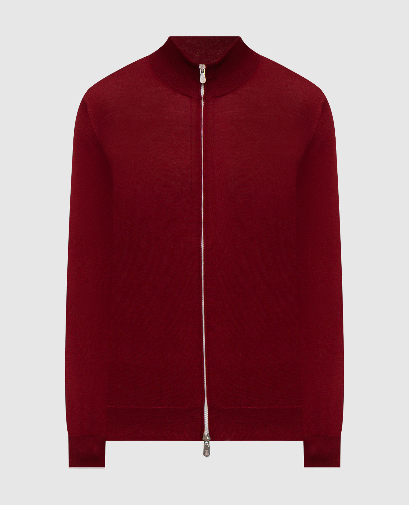 

Burgundy wool and cashmere cardigan Brunello Cucinelli